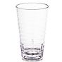 Copo em Policarbonato Transparente Relevo 410ml 81x137mm 12 un