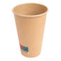 Copo Carto para Bebidas Frias 12oz 360ml Kraft 20x100 un