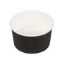 Copo Carto Preto Branco para Gelado 180ml 87x52mm 40x50 un