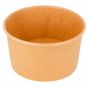 Copo Carto Kraft Castanho para Gelado 180ml 87x52mm 40x50 un