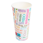 Copo Carto para Bebidas Frias 22oz 660ml Parole 20x50 un
