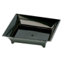 Prato Quadrado Degustao Preto 36ml 63x63x15mm 24x30 un