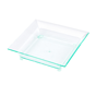 Prato Quadrado Degustao Verde gua 36ml 63x63x15mm 24x30 un