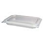 Contentor para Micro-ondas Rectangular M5400 Translcido 1000g 310x235x48mm 150 un