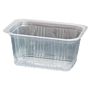 Contentor Sem Tampa para Micro-ondas M6130 Transparente 1800g 190x137x80mm 500 un