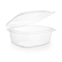 Saladeira PLA Transparente 700ml 24oz 147x165x65mm Vegware 4x50 un