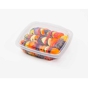 Contentor para Micro-ondas Rectangular OK760 Transl�cido 750ml 190x185x49mm 300 un