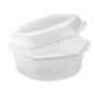 Contentor para Micro-ondas Hexagonal ATP1500 Transl�cido 1000ml 218x205x98mm 150 un