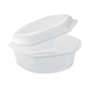 Contentor para Micro-ondas Hexagonal ATP2000 Transl�cido 1000ml 249x231x98mm 150 un