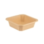 Recipiente Kraft+PE Quadrado Multiusos 178x178x50mm 6x50 un