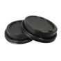 Tampa Plstico Traveler Preta para Copos 10-12oz Caixa 1000