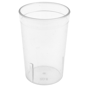 Copo em SAN Transparente Beverage 240ml 62x99mm 72 un