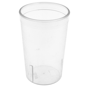 Copo em SAN Transparente Beverage 285ml 70x110mm 72 un