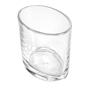 Copo Oval em Policarbonato Transparente 95ml 66/62x47x65mm 6 un
