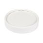 Tampa em Cartolina Branca 77mm para Copo de Gelado 20x50un