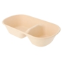 Plateau � Canne � Sucre 2 Compartiments 1000ml 232x133x60mm 500unit�