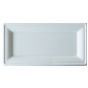 Prato rectangular em Cana de Acar 260x130x15mm 10x50un