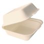 Contentor em Cana de Acar Natural Hamburguer 153x147x88mm 10x50un