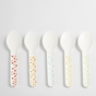 Colher de Cartolina Branco Cores Sortidas 130mm 500 un