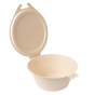 Saladeira em Cana de Acar Natural 200x135x80mm 1300ml com Tampa 6x50un
