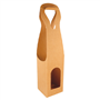 Caixa em Carto para 1 Garrafa Kraft Ondulado 90x90x410mm 100 un
