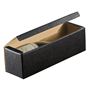 Caixa em Carto para 1 Garrafa Horizontal Preto 340x90x90mm 100 un