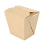 Embalagem Multiuso Base Quadrada Nano-Micro Castanho 780ml 26oz 12x40 un