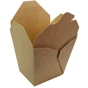 Embalagem Comida Oriental Kraft Base Quadrada 980ml 32oz  12x30 un
