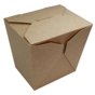Embalagem Comida Oriental Kraft Base Quadrada 770ml 26oz  12x30 un