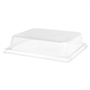 Tampa em Plstico PET para Barqueta de Carto Kraft Laminado 0472222 - 145x135x37mm 20x50 un