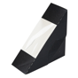 Caixa Nano-Micro com Janela Triangular para Sandes Simples 124x124x55mm 10x50 un