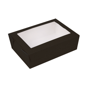 Embalagem Rectangular com Janela 1000ml 120x170x55mm Nano Micro Preto 4x50 un