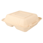 Contentor em Cana de Acar Natural 3 Cavidades 200x200x75mm 4x50un