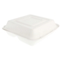 Contentor em Cana de Acar Branco 3 cavidades 250x250x75mm 5x50un