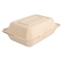 Contentor Rectangular em Cana de Acar Natural 165x225x64mm 1000ml 4x50un