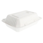 Contentor Rectangular em Cana de Acar Branco 165x225x64mm 1000ml 4x50un