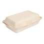 Contentor Rectangular BIONIC 1L em Cana de Acar Natural 160x240x75mm 400un