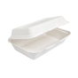 Contentor Rectangular BIONIC 1L em Cana de Acar Branco 160x240x75mm 400un