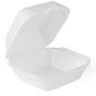 Embalagem para Hamburguer 125x135x70mm Branco 5x100 un