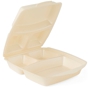 Embalagem Dinner 220x285x75mm 3 Compart. Champagne 4x50 un