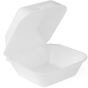 Embalagem para Hamburguer 150x160x80mm Branco 4x125 un