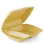 Embalagem Menu 245x210x72mm 2 Compart. Gold 2x100 un