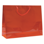 Saco Papel Boutique Vermelho com Asa Cordo 400+150x320mm 100un