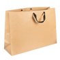 Saco Papel Kraft com Asa Cordo Preto 600+180x420mm 50un