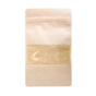 Saco de Papel + PET + CPP Auto-Fecho Kraft Natural 160+40x270mm 10x50 un