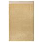 Saqueta Papel Kraft Natural Verjurado Dourado 190+80x350mm 250 un