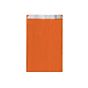 Saqueta Papel Celulose Branca Verjurada Laranja 120+50x180mm 250 un