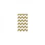 Saqueta Papel Celulose Branca Verjurada ZigZag Douradas 120+50x180mm 250 un