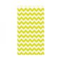Saqueta Papel Celulose Branca Verjurada ZigZag Amarelo 190+80x350mm 250 un