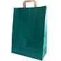Saco Papel Verde com Asa Plana 180x80x240mm 600un